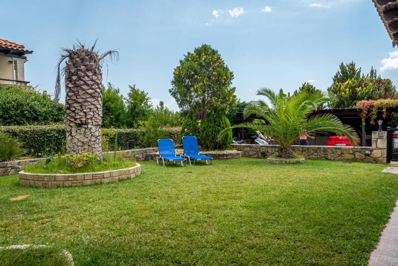 Blue Thea Luxury Villa In Afitos Exterior foto