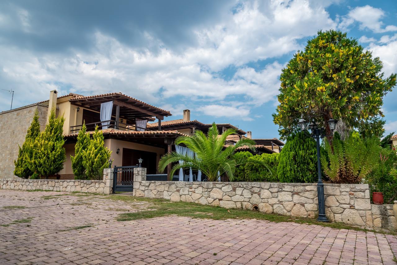 Blue Thea Luxury Villa In Afitos Exterior foto