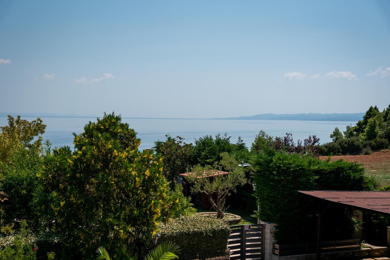 Blue Thea Luxury Villa In Afitos Exterior foto