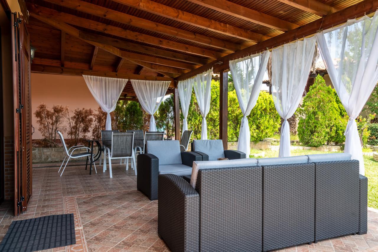Blue Thea Luxury Villa In Afitos Exterior foto